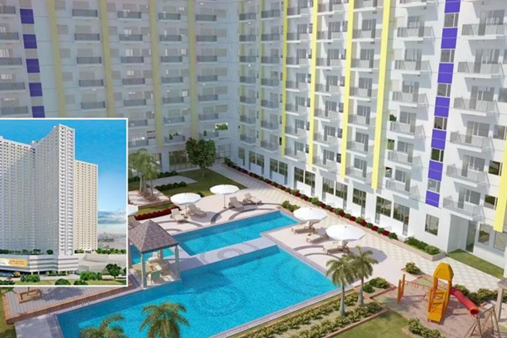 Cozy Studio Unit At Sun Residences Quezon City Buitenkant foto