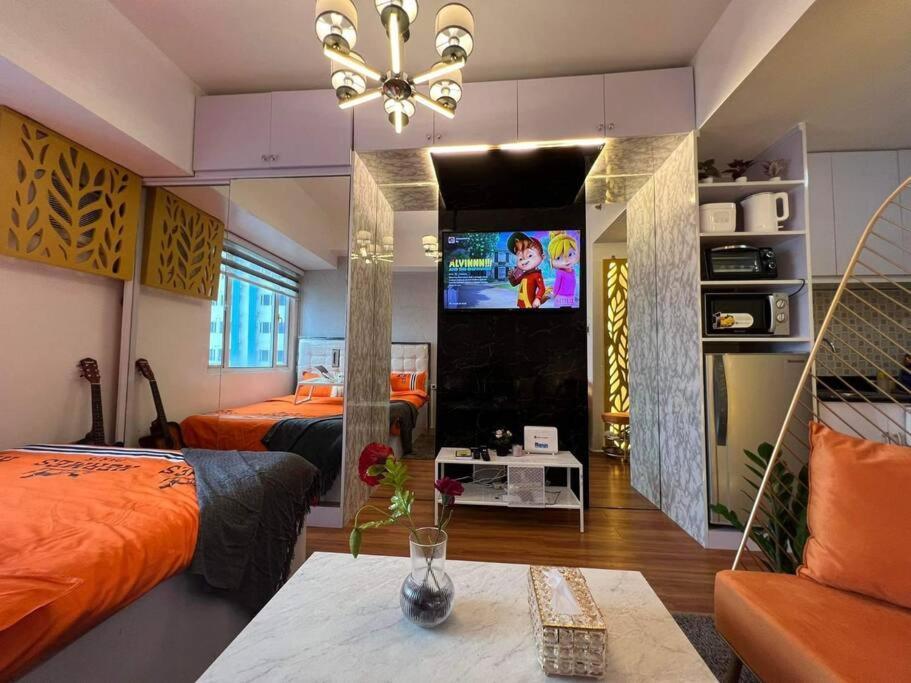 Cozy Studio Unit At Sun Residences Quezon City Buitenkant foto